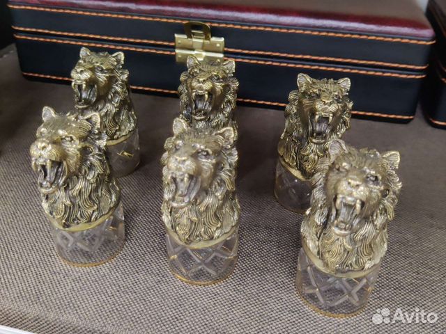 Стопки перевертыши 6шт. в футляре 