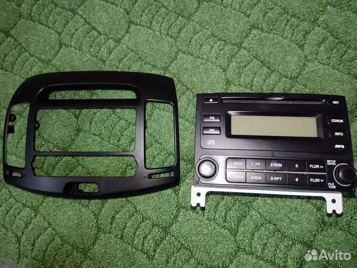 Магнитола на хендай элантра 4 с рамкой
