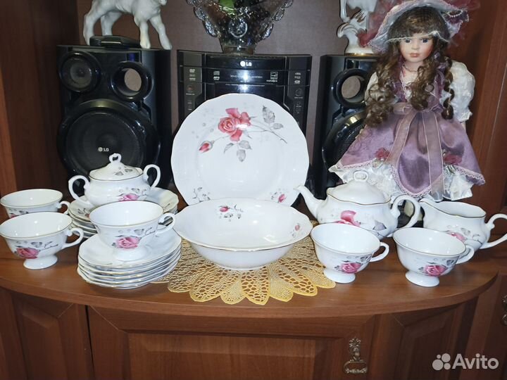 Сервиз чайный Роза