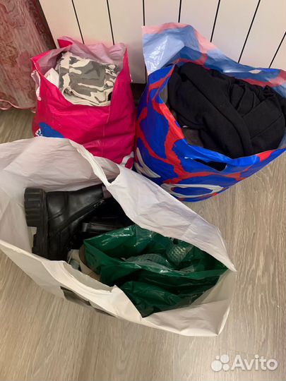 Женские вещи и обувь пакетом