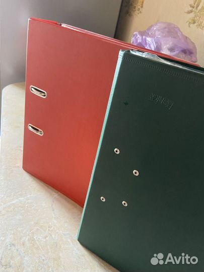 Папка для документовна кольцах с файлами