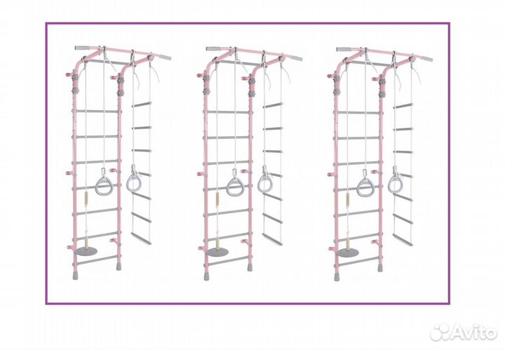 Дск пристенный цвет серо-розовый арт 37913