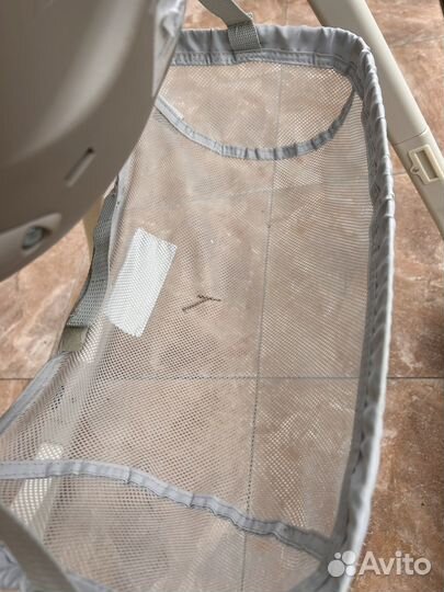 Стул для кормления chicco polly magic серый