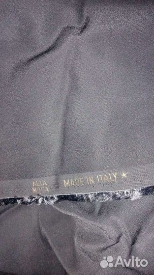 Ткань костюмная черная