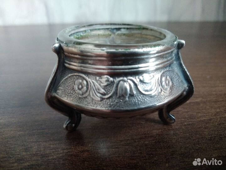 Солонка мельхиоровая (СССР)