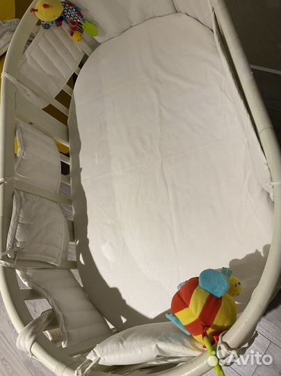 Кроватка-трансформер Ellipsebed (молочный