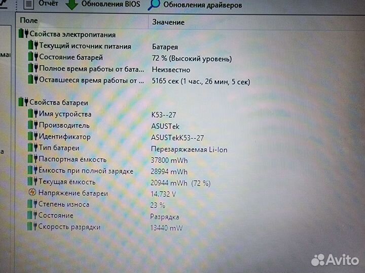 Asus X54L (i3 2350M/4Gb/320Gb)