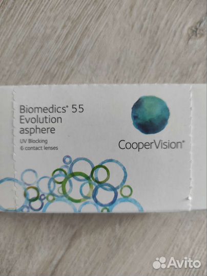 Контактные линзы, 1 пара (3.5) на 1 месяц