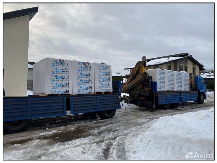 Газобетонные блоки перегородочные