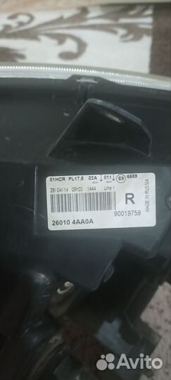 Nissan almera g15 фара