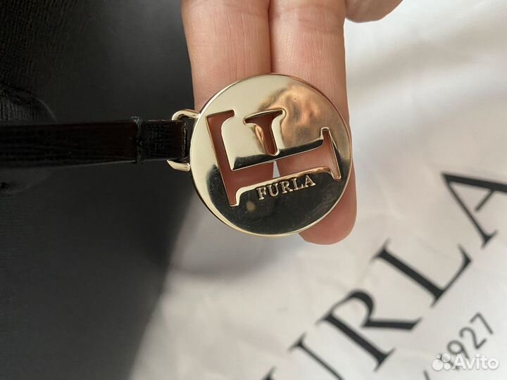 Сумка furla оригинал новая черная