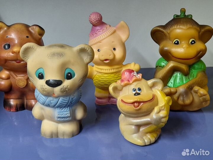Резиновые игрушки из СССР