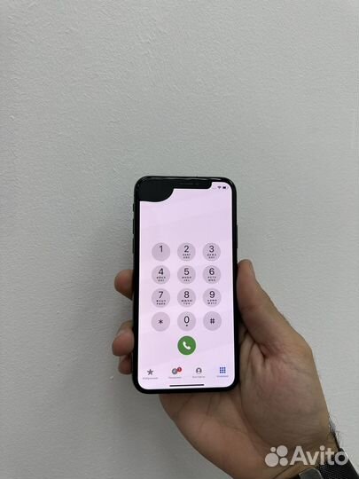 Дисплей на iPhone X ориг с дефектом