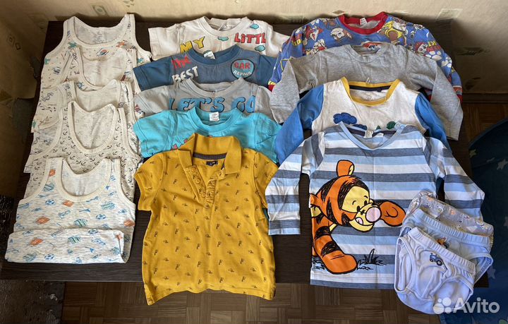 Детские вещи пакетом на мальчика 80 86