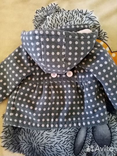 Детское пальто 80 см на девочку