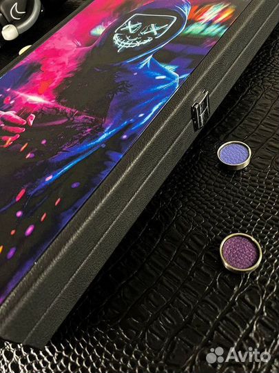 Нарды стандарт кожаные