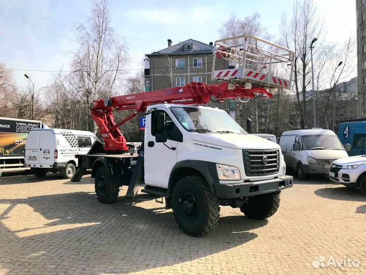 Автовышка кэмз та-22 на базе садко next 4x4