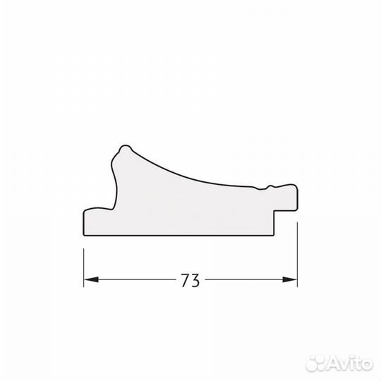 Зеркало Evoform Octagon BY 7132 73x93 медный эльд