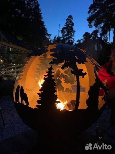 Костровая чаша /Очаг для костра