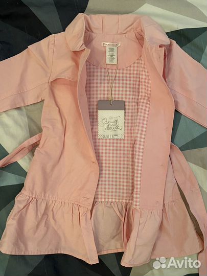 Пальто для девочки Deux Par Deux