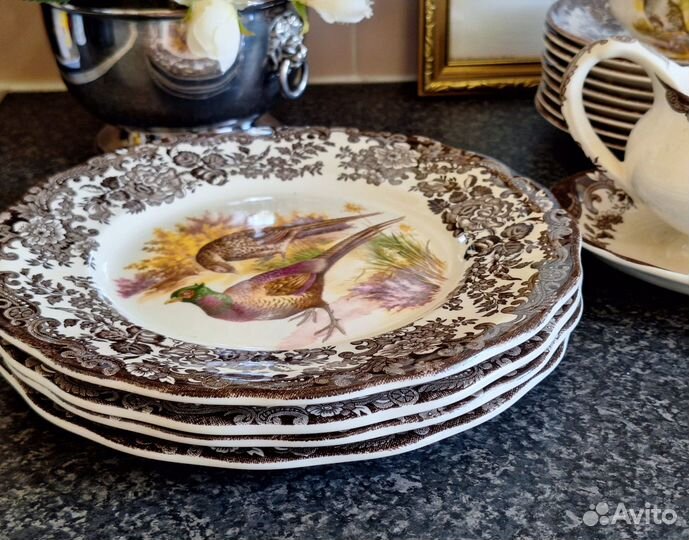 Тарелка фарфор Palissy Game Англия