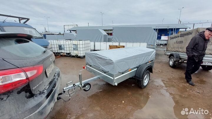 Прицеп 00.002 легковой с тентом 53 см. Кат. Б