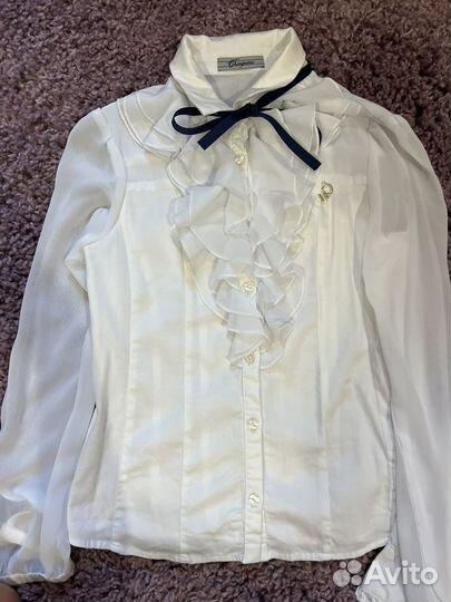Белые блузки для школы