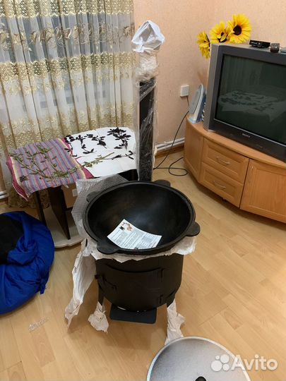 Печь и казан