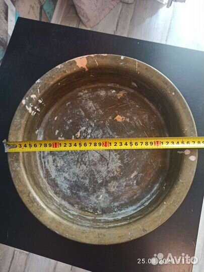 Латунный таз