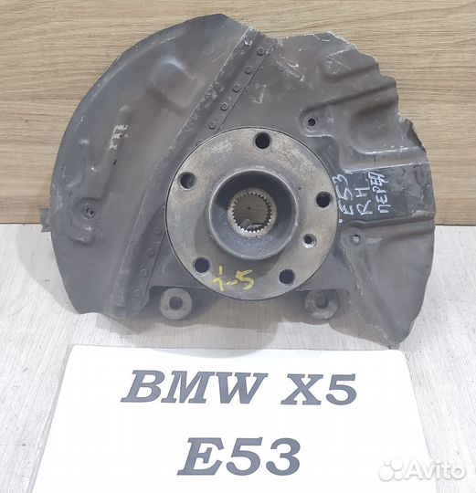 Ступица передняя Lh с ABS BMW X5 E53, до рест., 03