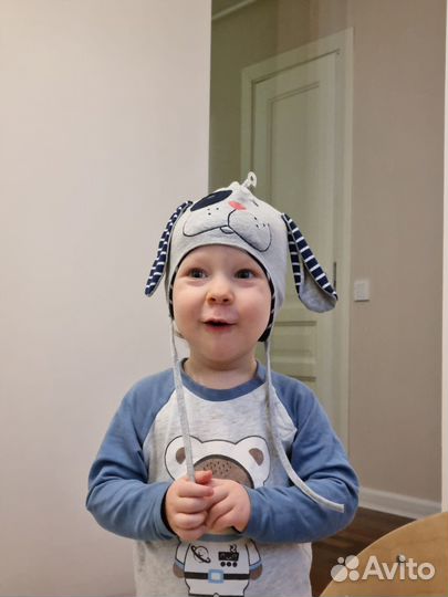 Детская шапочка весенняя