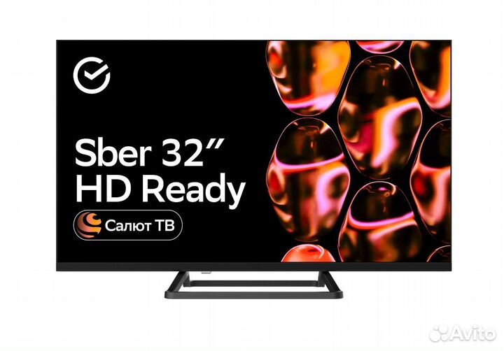 Новый Телевизор Sber SDX-32H2128 1,5GB