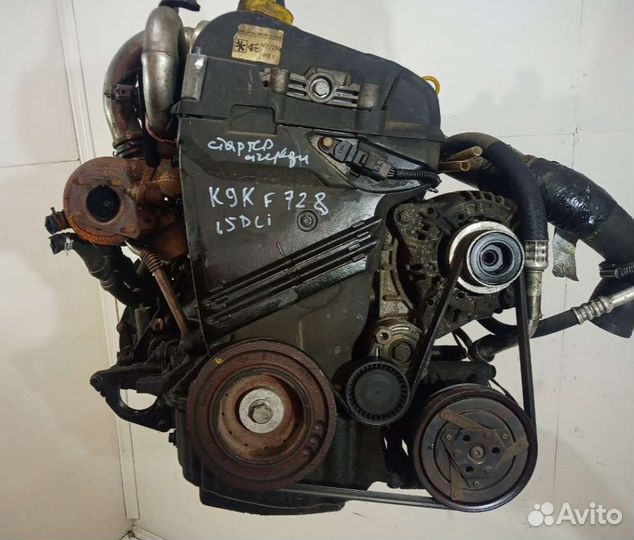 Двигатель K9K728 renault megane 2 1.5 DCi