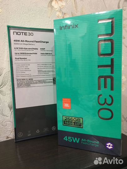 Infinix Note 30, 8/256 ГБ
