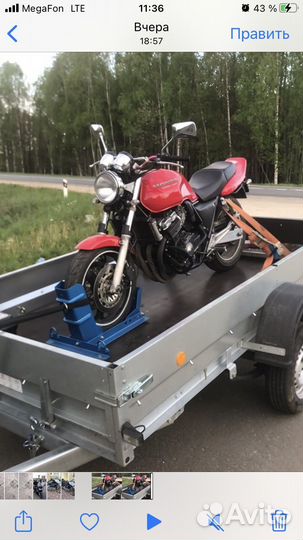 Мотоэвакуатор 24/7, перевозка мототехники