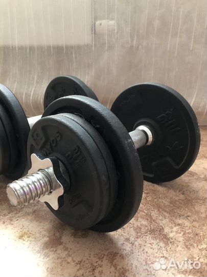 Гантели разборные 20 кг в кейсе (торг)