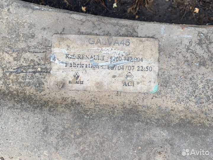 Подрамник передний grand scenic 2