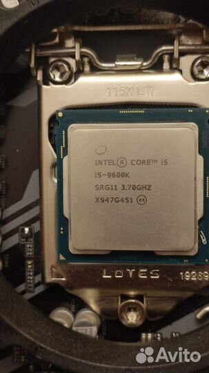 Процессор intel core i5 9600k