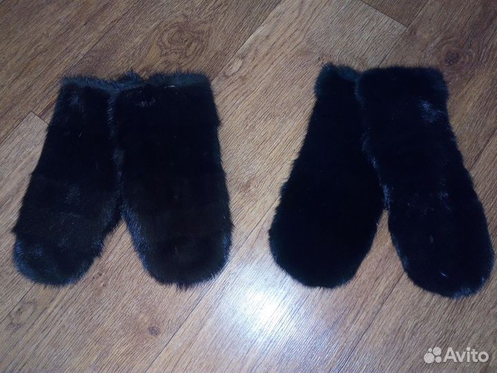 Норковые варежки