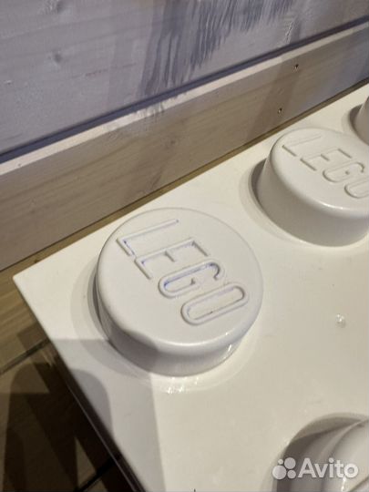 Lego контейнер бирюзовый