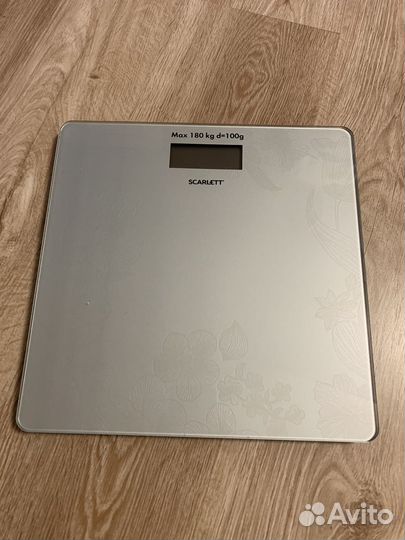 Весы напольные электронные Skarlet серые