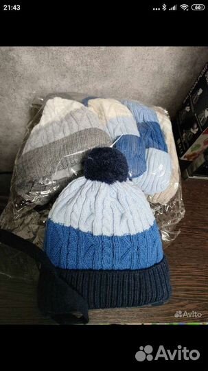 Шапка шлем детские новые