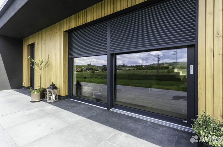 Рольставни, роллеты на двери