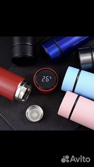 Термос с датчиком температуры LED 0.5 литра