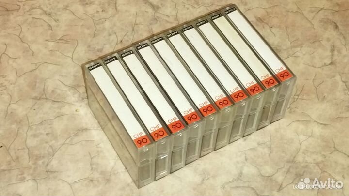 Аудиокассеты Sony CHF 90. 10шт