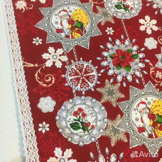 Комплект новогодний. Скатерть + дорожка на стол