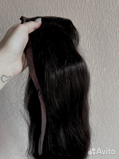 Шиньон волосы на заколках