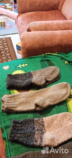 Носки шерстяные теплые