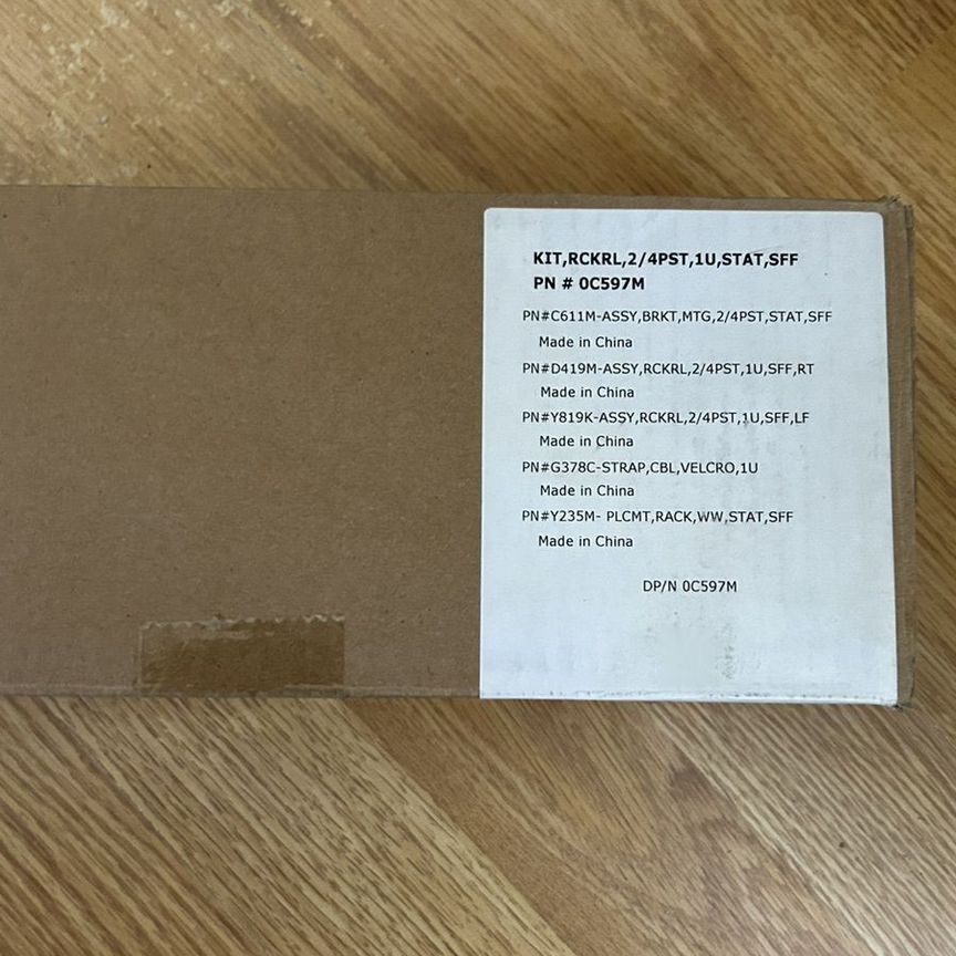 [D419M] Рельсы Dell 1u Rckrl 0c597my819k Static