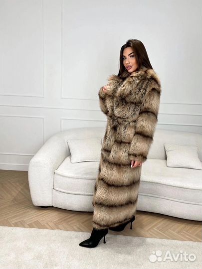 Шубка из эко норки LUX 42 44 46 48